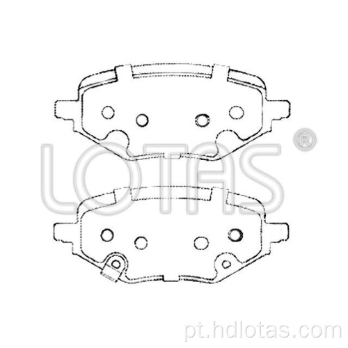 Conjunto de pastilhas de freio a disco para Taotao